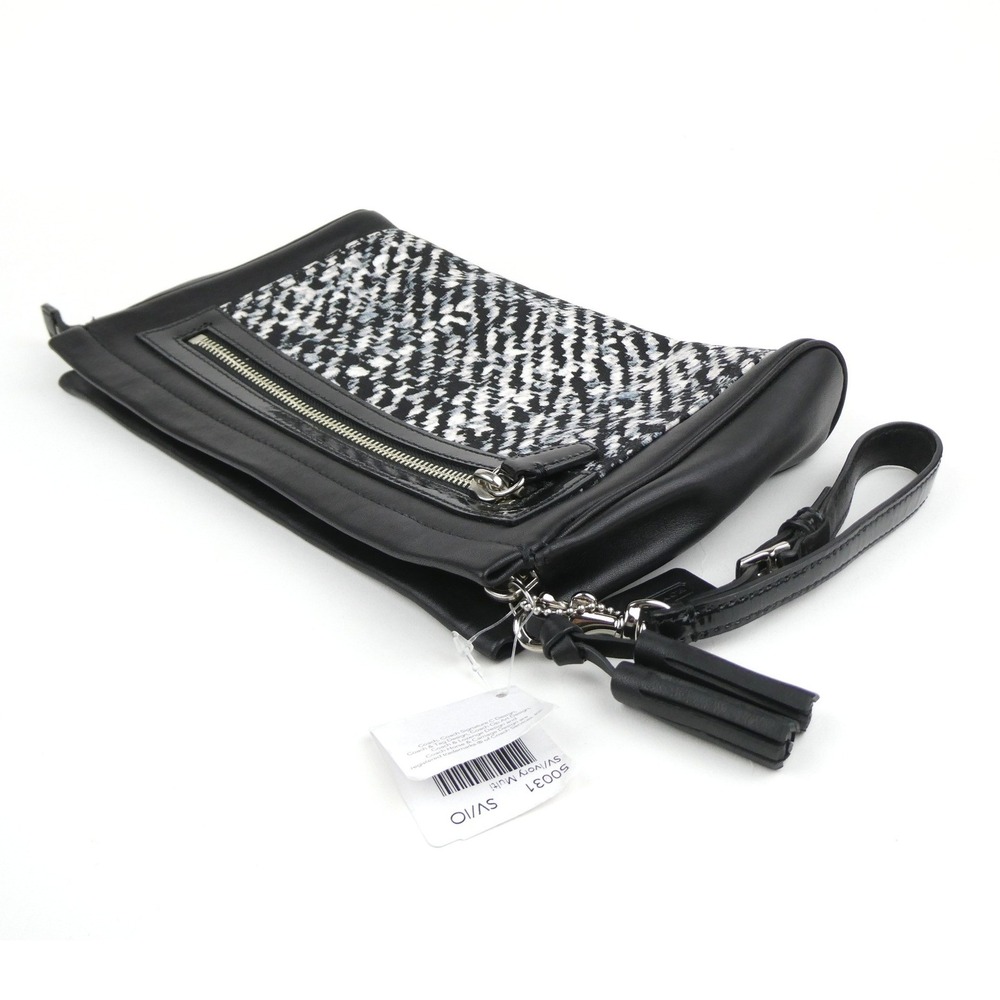 Coach Leg Ivory Multi Dongl Print Large Clutch NWT 50031 - Picture 5 of 16